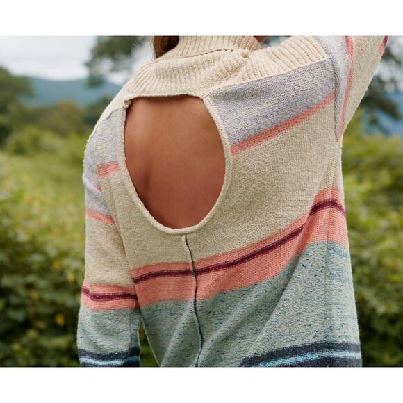 Daily Practice Striped Sweater Dress. Xsmall - Picture 4 of 6